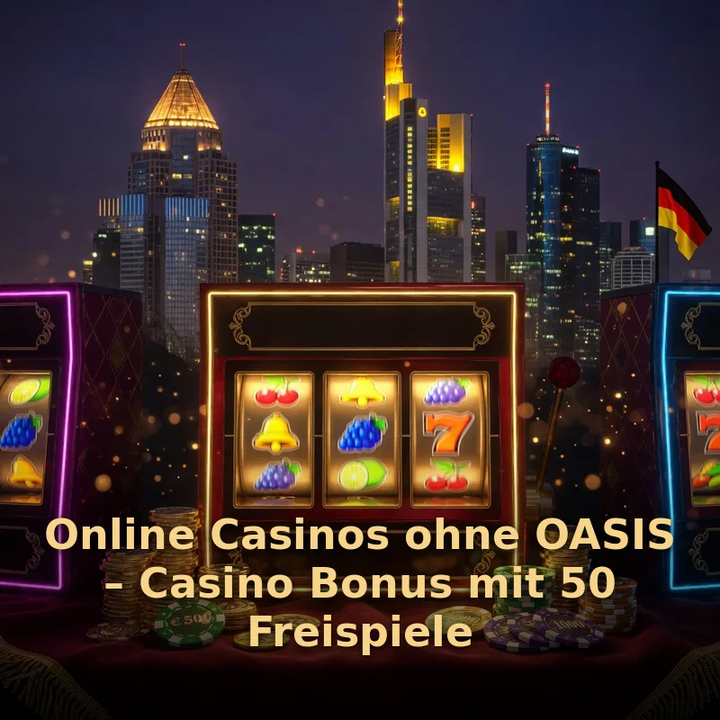 Online Casinos ohne OASIS – Casino Bonus mit 50 Freispiele